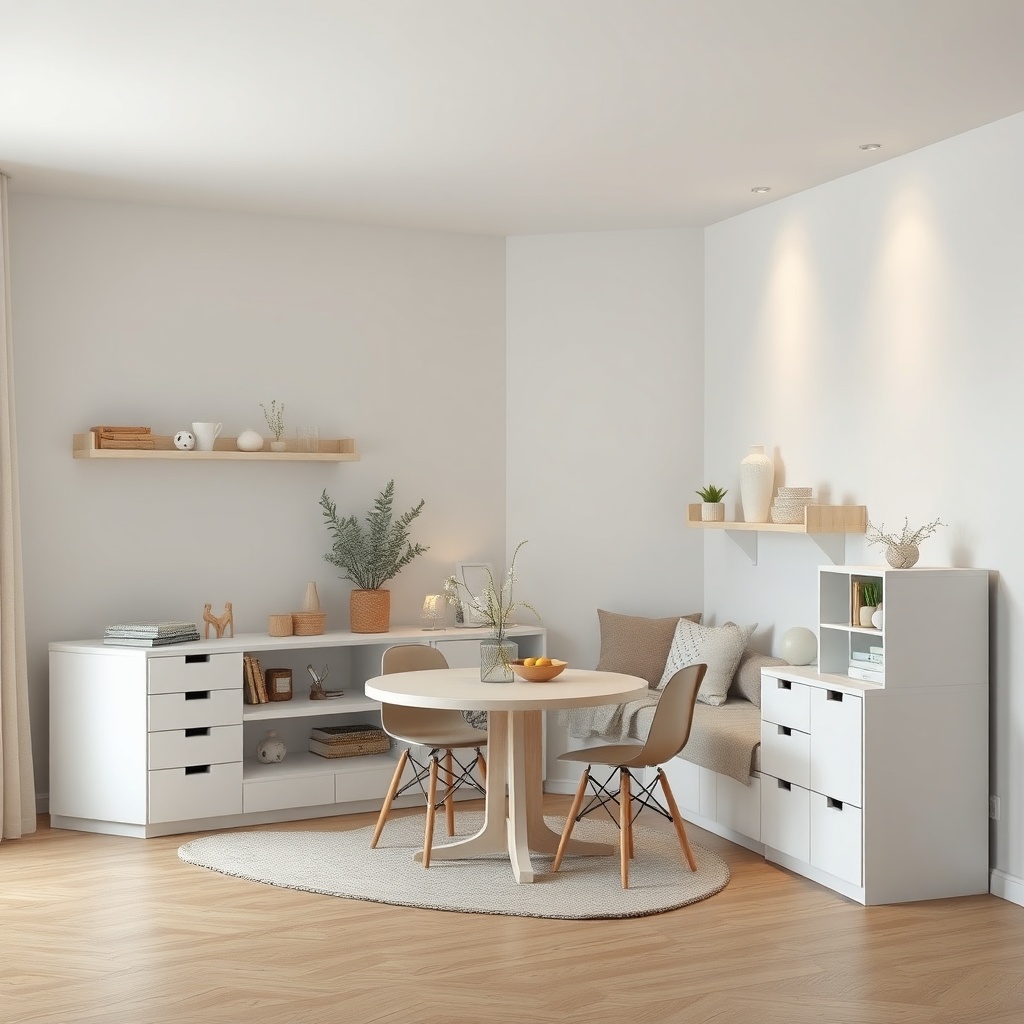 <Krom çelik düz şerit kulpların Ikea Sektion mutfak dolabına monte edilmiş hali
