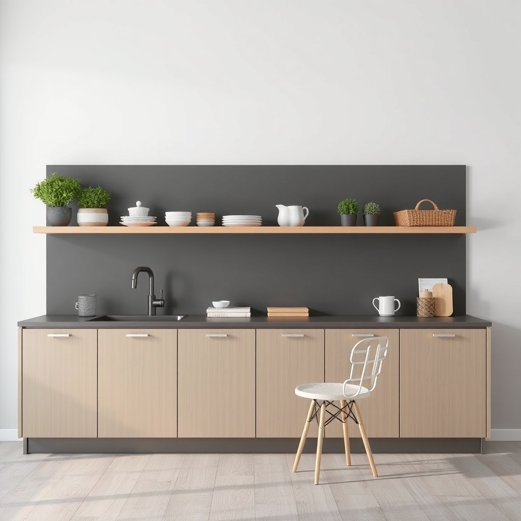 <Bir elin Ikea Sektion dolap kulpuna hafif silikon sprey sıktığı
